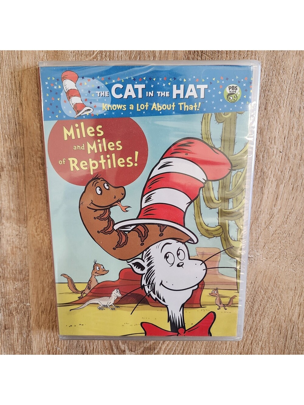 Cat in the Hat: Miles and Miles of Reptiles (DVD) NEW SEALED, PBS Kids Dr. Seuss